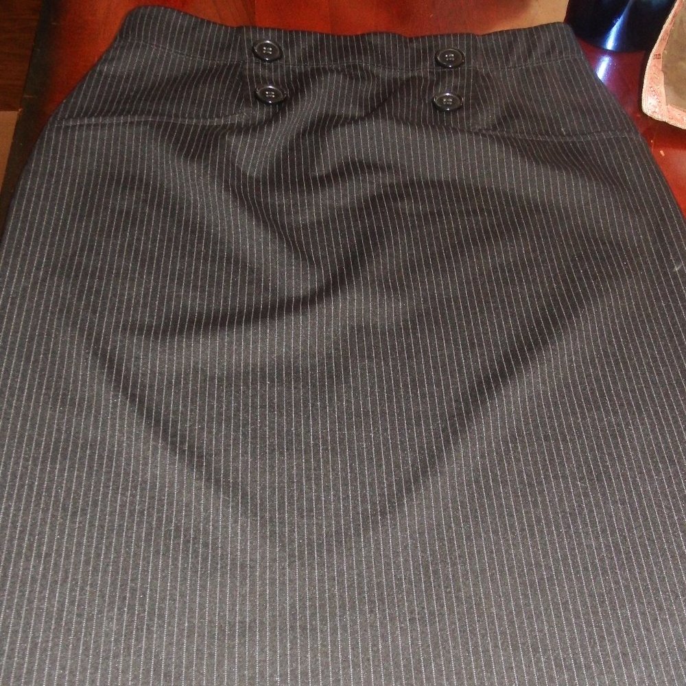 Pinstripe Skirt